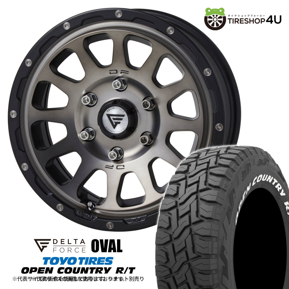 4本セット デルタフォースオーバル OVAL 16x7.0J 6/139.7+38 MSP TOYO