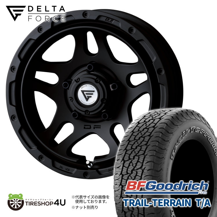 4本セット DELTAFORCE OVERLANDER 16x6.0J 5/139.7 5 MB BFGoodrich TRAIL TERRAIN T/A 225/75R16 ホワイトレター ジムニーシエラ JB74 43 :OVERLANDER 1660 5H139 5 MB TRAILTERRAIN TA 2257516:TIRE SHOP 4U 4号店