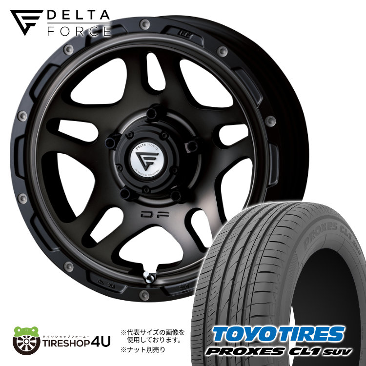 4本セット デルタフォース オーバーランダー OVERLANDER 16x6.0J 5/139.7 5 MSP TOYO トーヨー プロクセス CL1 SUV 215/70R16 BL シエラ :OVERLANDER 1660 5H139 5 MSP CL1SUV 2157016 2:TIRE SHOP 4U 4号店