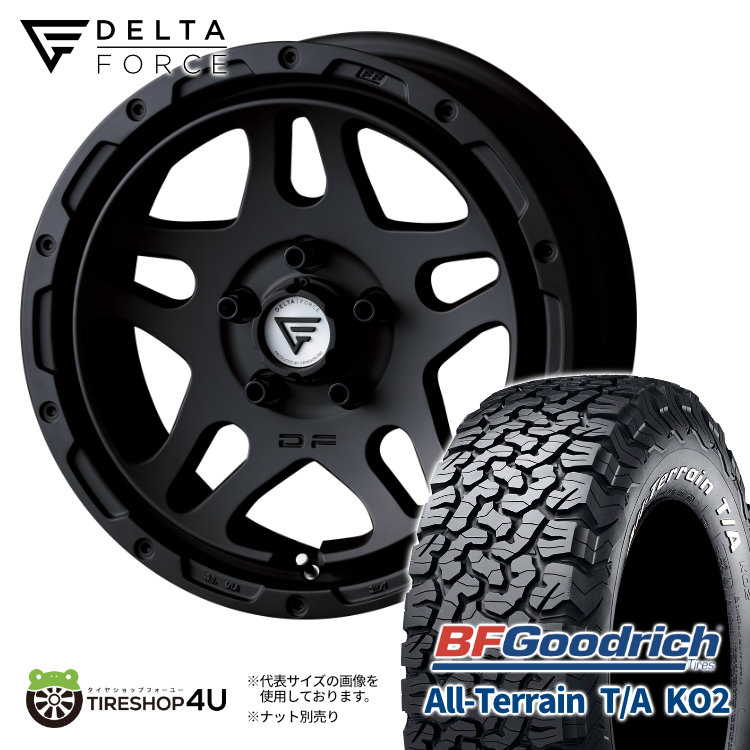 4本セット デルタフォース オーバーランダー OVERLANDER 16x7.0J 5/114.3 +35 MB BFG オールテレーン T/A KO2 225/75R16 WL デリカD5 | 