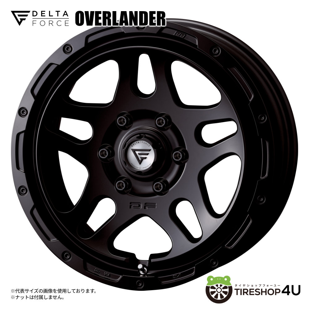 4本セット オーバーランダー OVERLANDER 20x9.0J 6/139.7+55 SBK