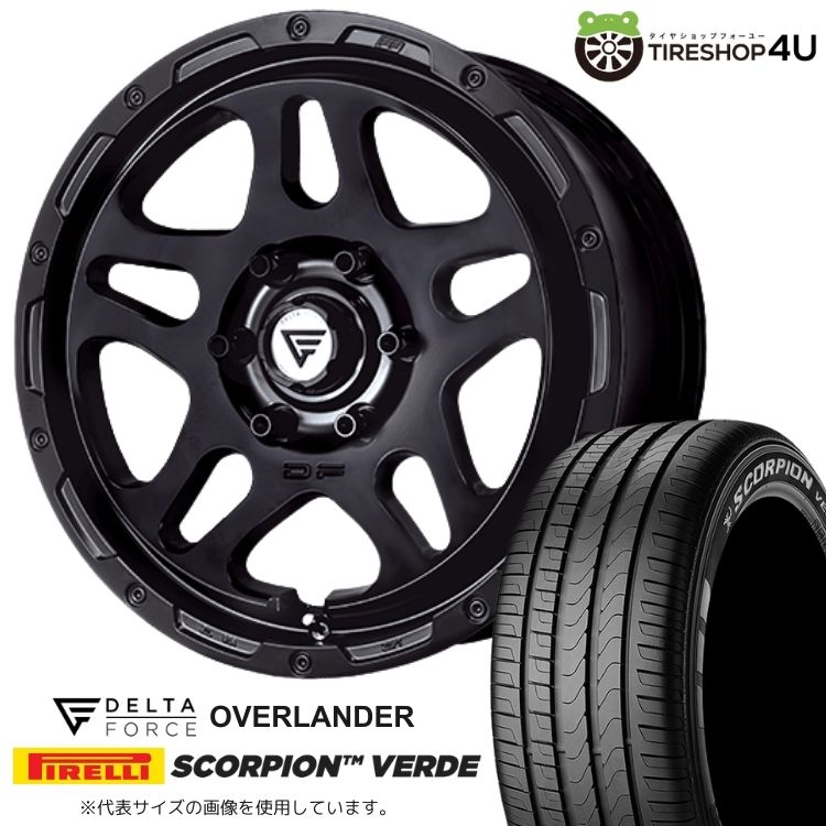 4本セット DELTAFORCE OVERLANDER 20x9.0J 5/120+35 SBK PIRELLI SCORPION VERDE 275/50R20 ランドローバー ディフェンダー L663 90 110