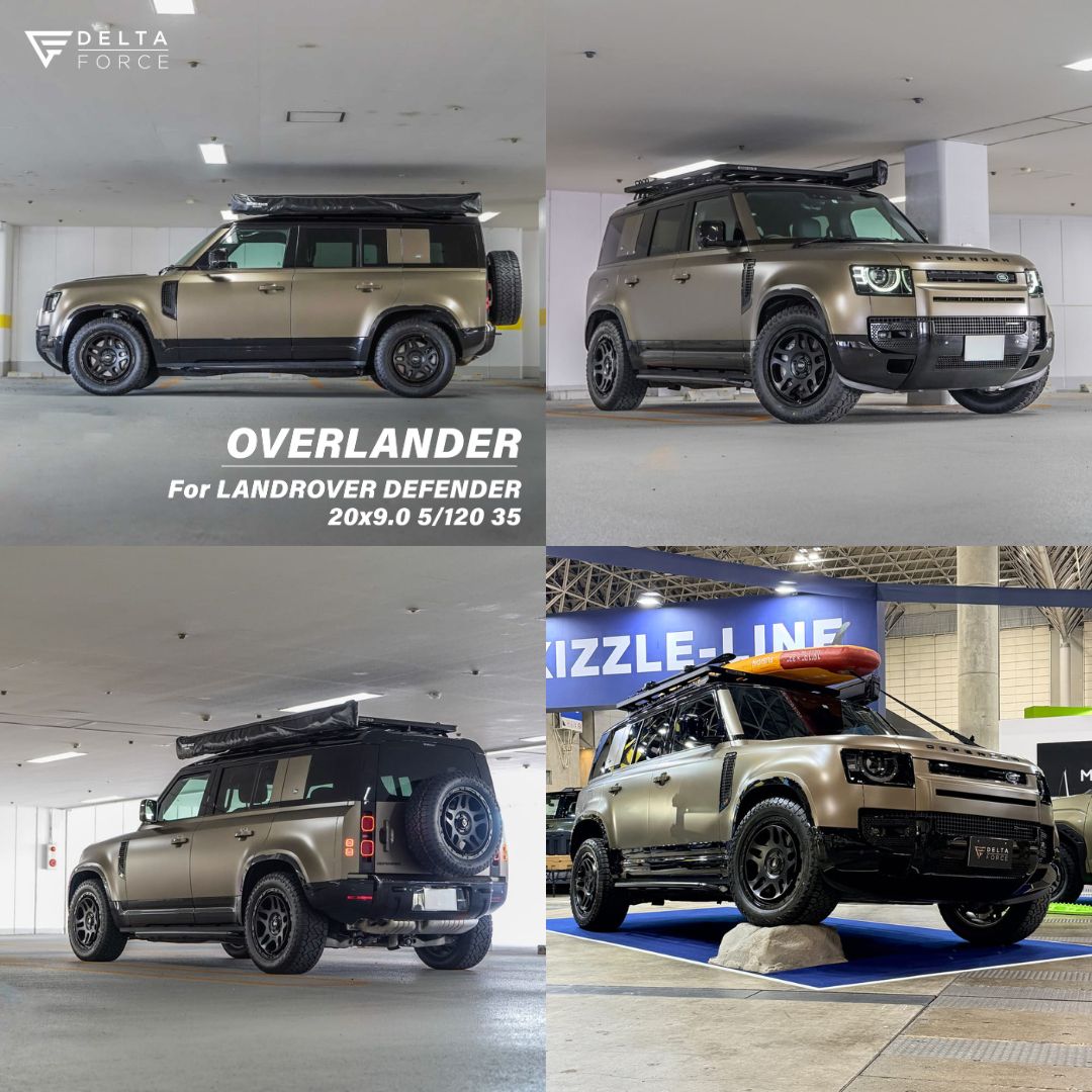 ランドローバー　ディフェンダー　オールシーズンタイヤ4本 4本セット DELTAFORCE OVERLANDER 20x9.0J 5/120+35 SBK DUNLOP FALKEN