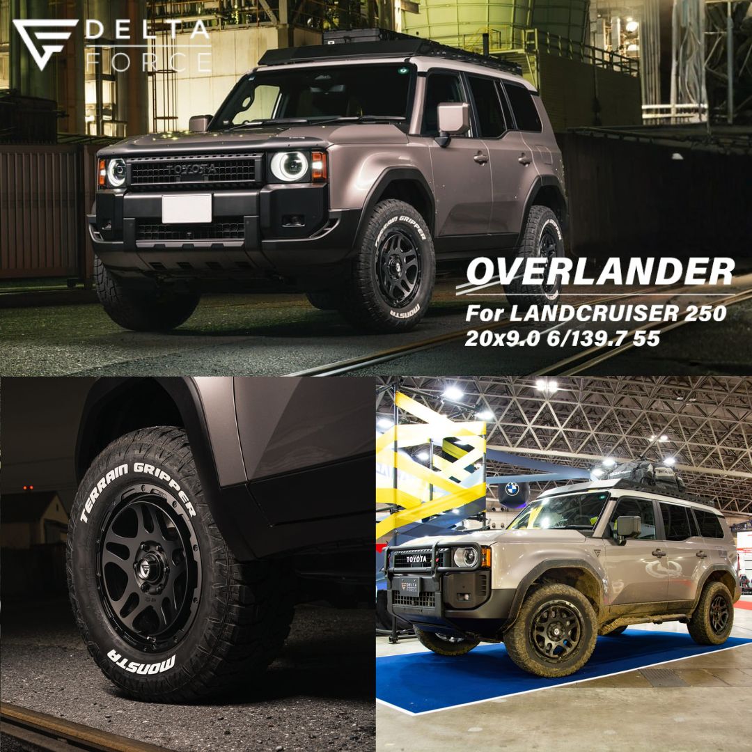 7/4まで　デルタフォース　オーバーランダー　 モンスタ　テレイングリッパー 4本セット オーバーランダー OVERLANDER 20x9.0J 6/139.7+55 SBK