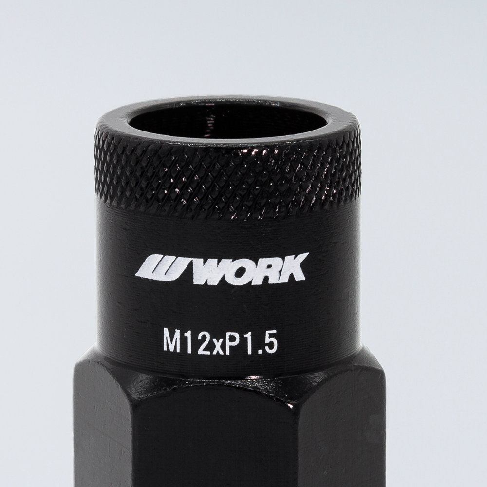 新品 WORK EMOTION RACING NUT ワーク エモーション 軽量レーシングナット ロックナット付 20pcs 貫通タイプ ...