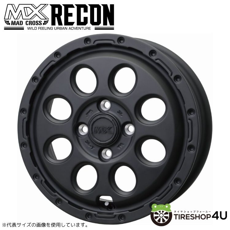 4本セット マッドクロスリーコン RECON 15x4.5J 4/100+45 MBK デュラ
