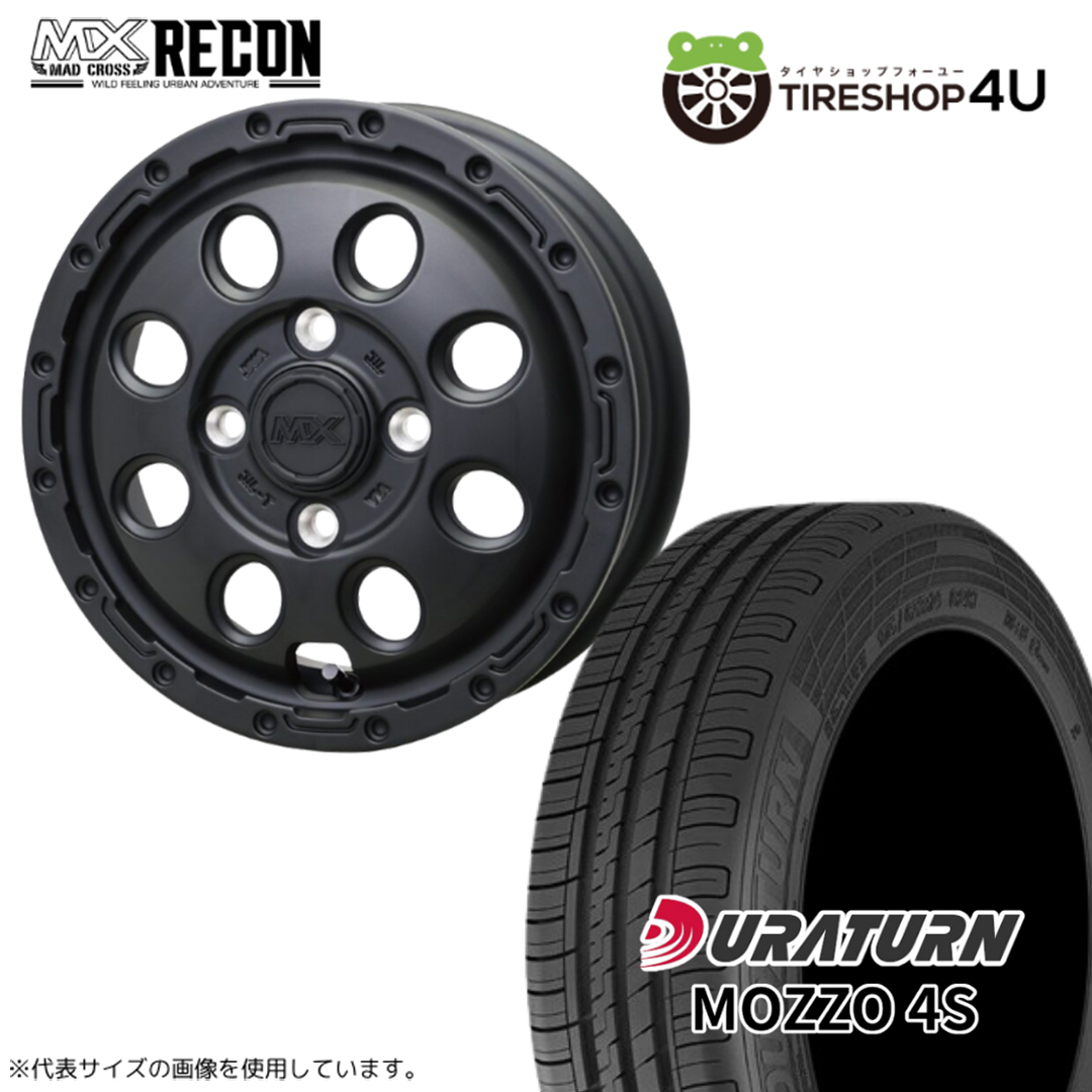 4本セット マッドクロスリーコン RECON 15x4.5J 4/100+45 MBK デュラ
