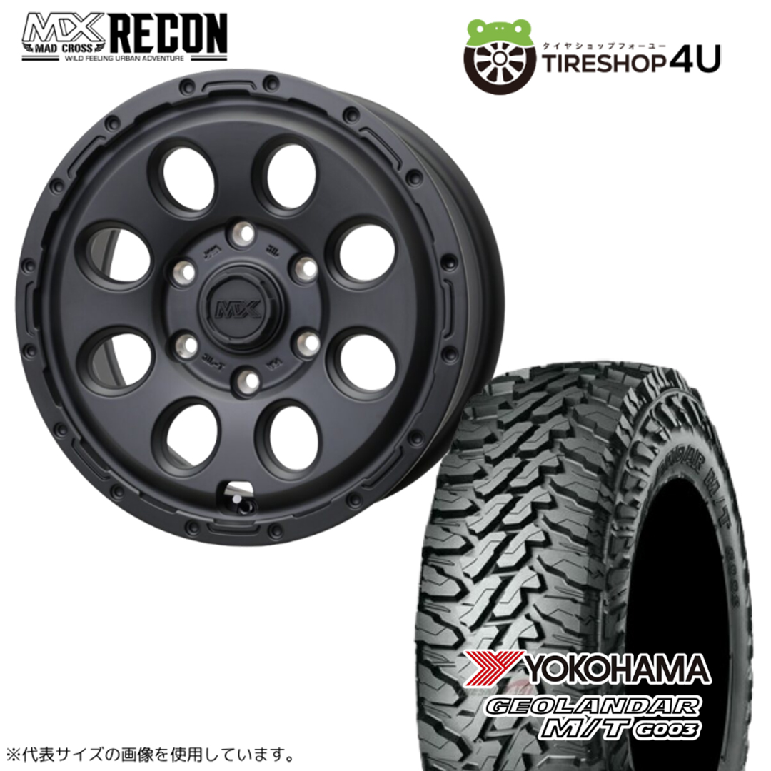 4本セット マッドクロスリーコン RECON 15x6.0J 6/139.7+33 MBK 
