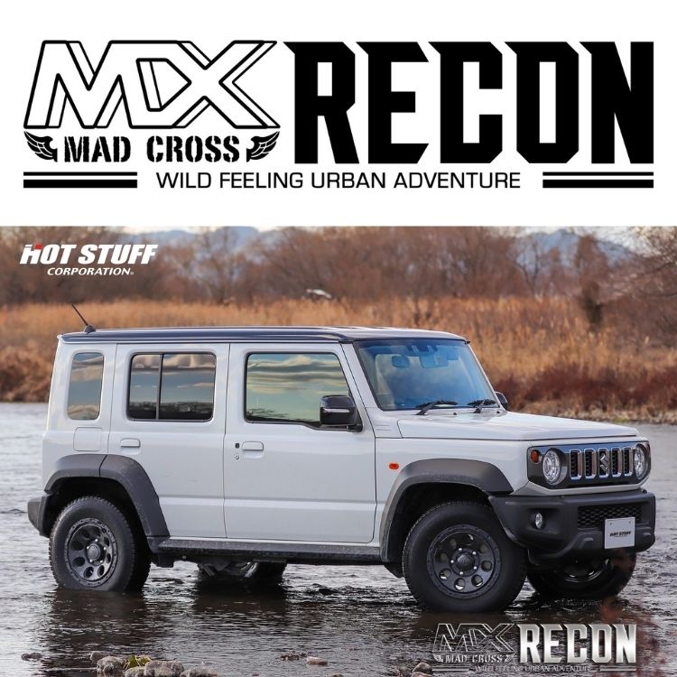 4本セット MADCROSS RECON 14x4.5J 4/100+45 MBK MONSTA RT HYBRID R/T