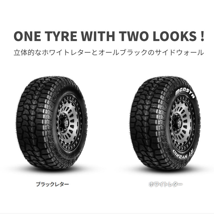 4本セット DAYTONA SS デイトナ 15x6.0J 4/100 +30 BK MONSTA モンスタ RTハイブリッド R/T 195/65R15 WL プロボックス サクシード｜tireshop4u-4｜11