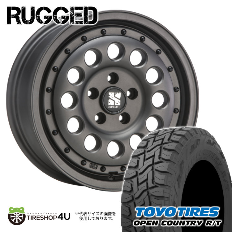 4本セット XTREME J RUGGED 16x6.5J 5/114.3 +32 GBK TOYO トーヨー オープンカントリー R/T 215/70R16 BL デリカD5 :RUGGED 1665 5H114 32 GBK OPEN RT 2157016 2:TIRE SHOP 4U 4号店