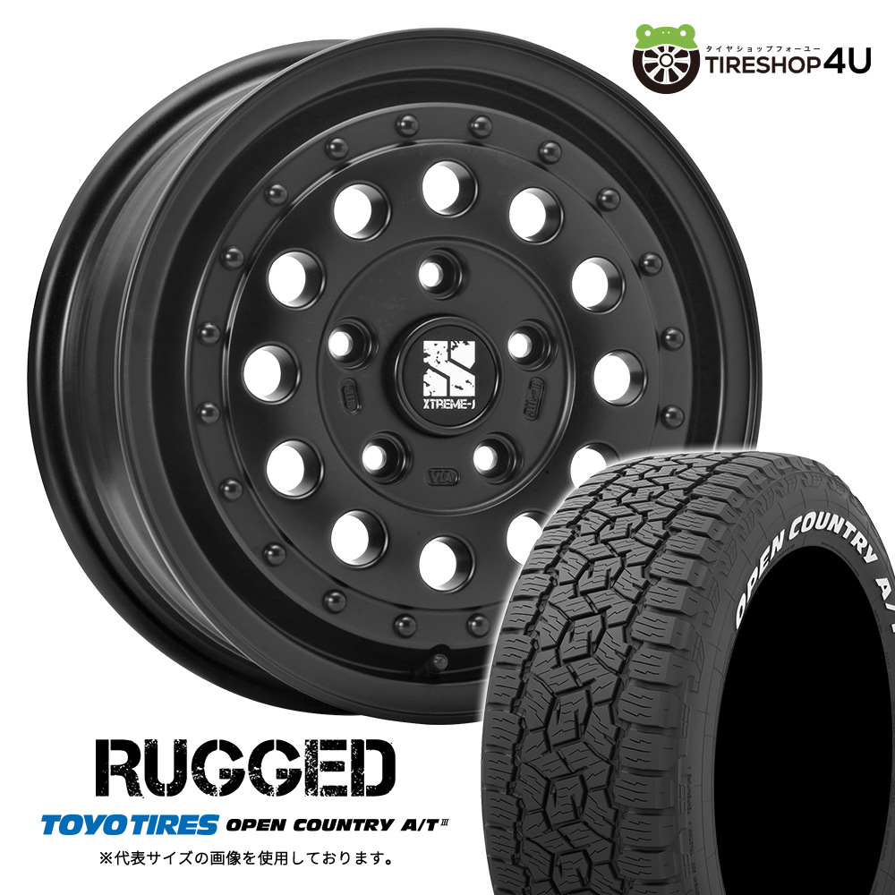 4本セット XTREME-J RUGGED 14x5.0J 5/114.3 +48 SBK TOYO