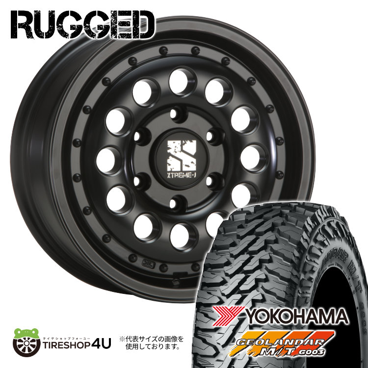 4本セット XTREME J RUGGED 16x6.5J 6/139.7 +38 SBK ジオランダー M/T G003 215/70R16 BL ハイエース 200系 :RUGGED 1665 6H139 38 SBK G003 2157016 2:TIRE SHOP 4U 4号店