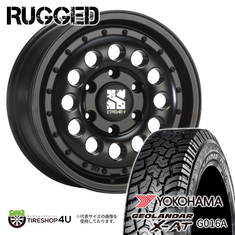 4本セット XTREME J RUGGED 16x6.5J 6/139.7 +38 SBK ジオランダー X AT G016A 215/65R16 WL ハイエース 200系 :RUGGED 1665 6H139 38 SBK G016A 2156516 2:TIRE SHOP 4U 4号店