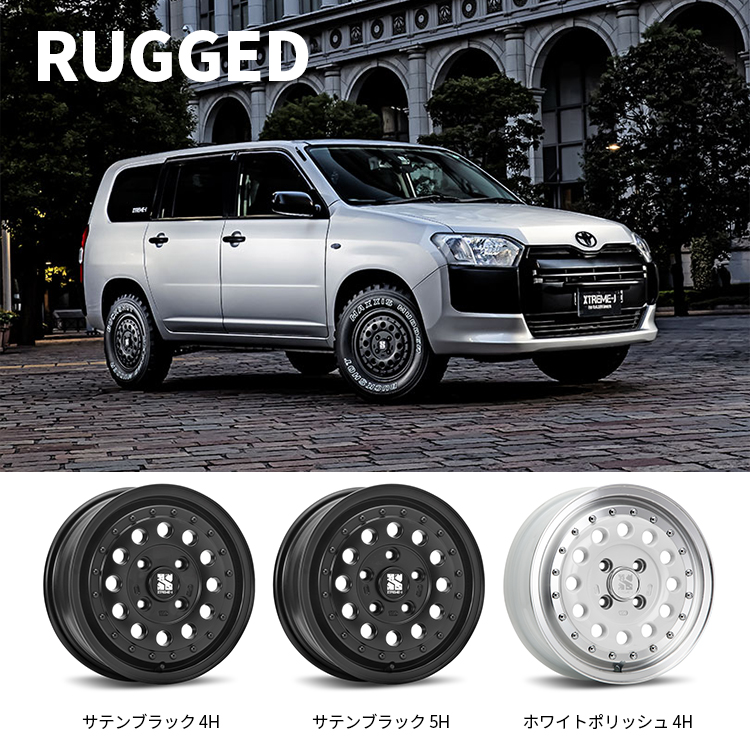 2023年製〜 スタッドレス4本セット XTREME J RUGGED 14x5.0J 4/100 +35/45 SB BRIDGESTONE BLIZZAK VRX2 155/65R14 ムーヴ N BOX ラパン : rugged 1450 4h100 35 45 sb vrx2 1556514 : TIRE SHOP 4U 4号店