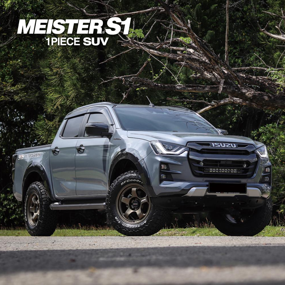 4本セット WORK マイスターS1 1P SUV 17x8.0J 6/139.7 MBL BF