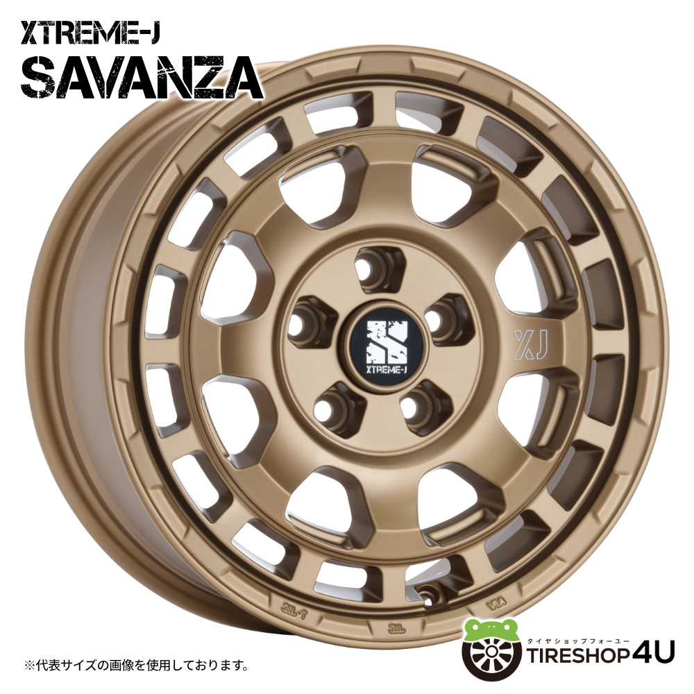 jb74kombi様 4本セット XTREME-J SAVANZA 16x7.0J 5/114.3+35 MBZ BFGoodrich All