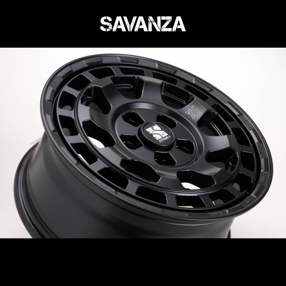 ぱしゃ 4本セット XTREME-J SAVANZA 16x7.0J 5/114.3+35 SBK YOKOHAMA