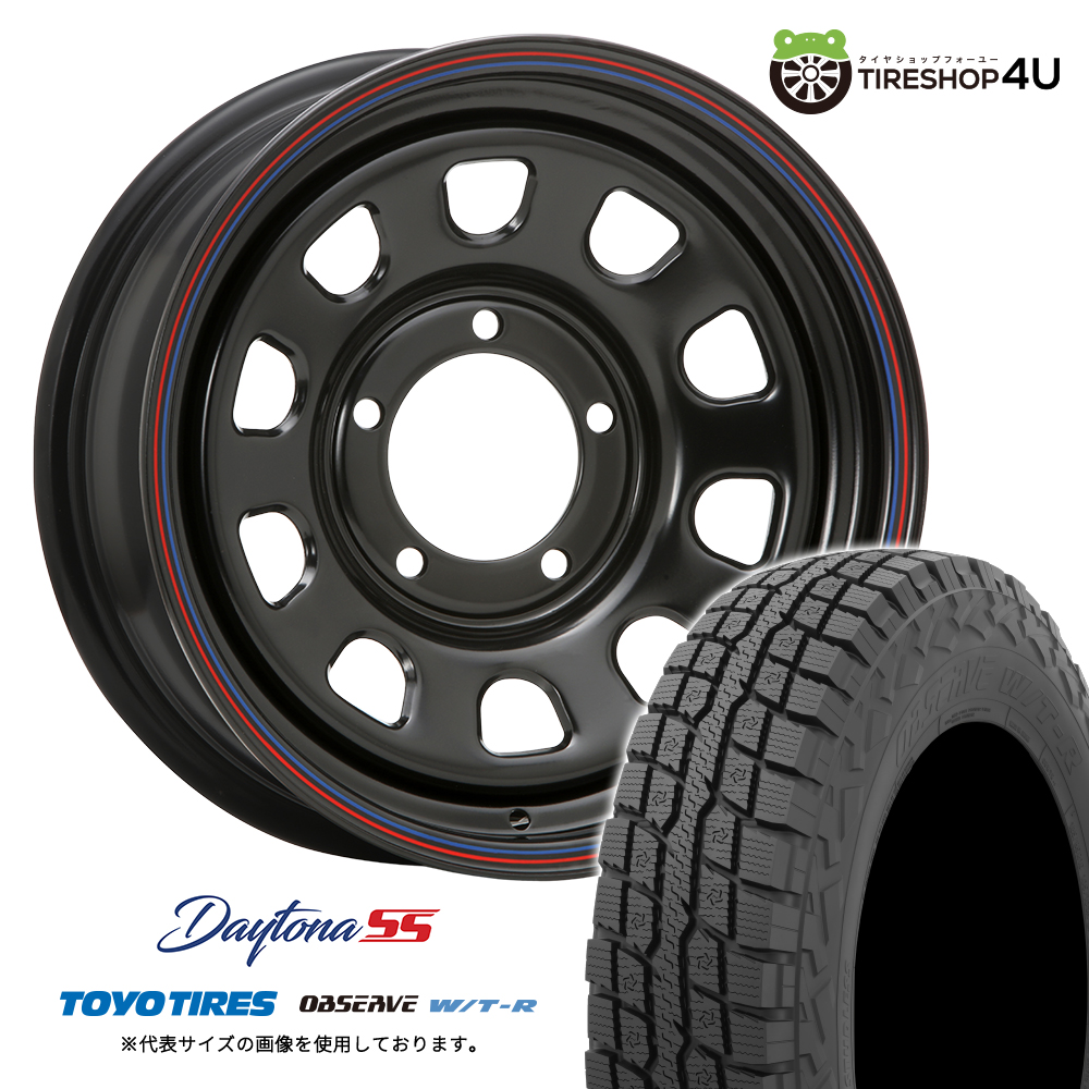 2024〜2025年製 スタッドレス4本セット DAYTONA SS 16x6.0J 5/139.7+0