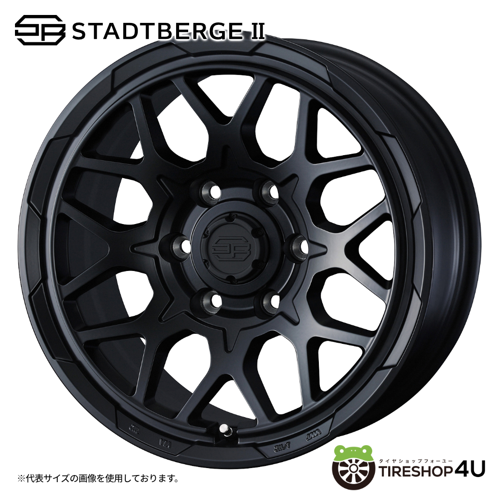 4本セット Weds STADTBERGE2 18x7.5J 6/139.7+55 MBK MONSTA AT SILENT TERRAIN A/T-S 265/65R18 ランクル300系 250系 LC250 レクサスの画像