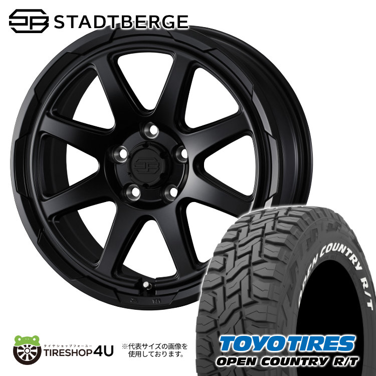 4本セット WEDS スタットベルク STADTBERGE 16x7.0J 5/114.3 +38 SMB TOYO トーヨー オープンカントリー R/T 215/65R16 WL デリカD5 :STADTBERGE 1670 5H114 38 SMB OPEN RT 2156516 2:TIRE SHOP 4U 4号店