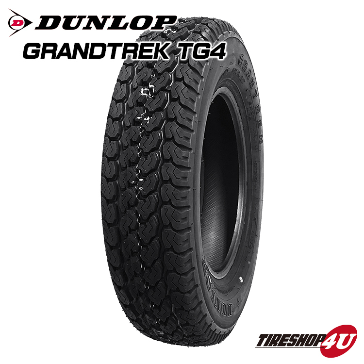ダンロップ グラントレック TG4 145R12 6PR XR-800M 12×4.0