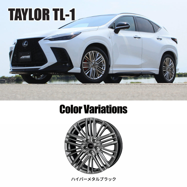 2024〜2025年製 スタッドレス4本セット テイラー TL-1 TL1 18x7.0J 5/120+40 HMB ブリヂストン ブリザック VRX3 225/60R18 ヴェルファイアの画像