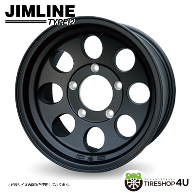 4本セット ウェッズ ジムラインタイプ2 JIMLINE 16x6.0J 5/139.7 -5