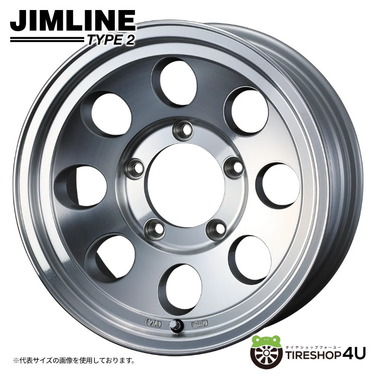 ジムニーシエラ　純正15インチアルミホイール 2本セット② 4本セット JIMLINE TYPE2 15x6.0J 5/139.7 +0 POL BFGoodrich