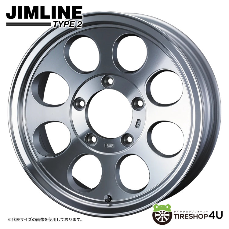 4本セット ウェッズ ジムラインタイプ2 JIMLINE 16x6.0J 5/139.7-5 POL MONSTA モンスタ テレーングリッパー A/T 215/70R16 WL ノマドJC74Wの画像