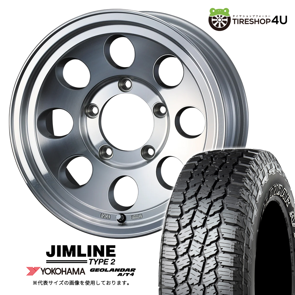 4本セット ウェッズ ジムラインタイプ2 JIMLINE 15x6.0J 5/139.7 +0