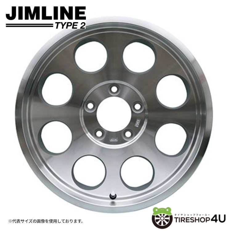 4本セット ジムラインタイプ2 TYPE2 16x8.0J 5/150 +0 POL BF 4本セット ジムラインタイプ2 TYPE2 16x8.0J 5/150 +0 POL BF