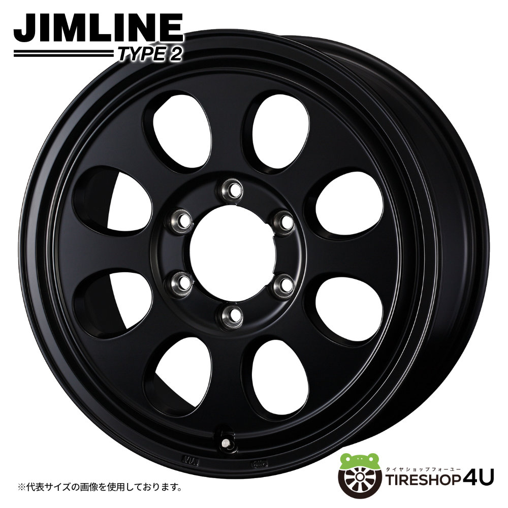 4本セット ウェッズ ジムラインタイプ2 JIMLINE 18x7.5J 6/139.7 +62