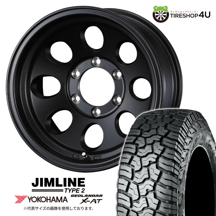 4本セット ウェッズ ジムラインタイプ2 JIMLINE 18x7.5J 6/139.7 +62