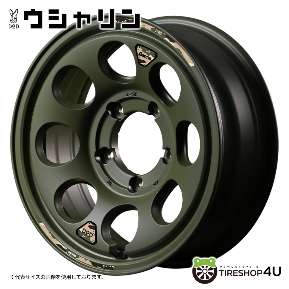4本セット MIDxDOD ウシャリン 16x5.5J 5/139.7+20 SGGR BFGoodrich 