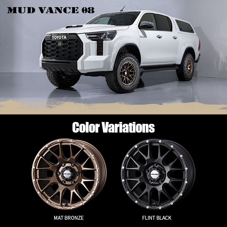 2023年製 スタッドレス4本セット BS BLIZZAK VL10 195/80R15 MUD VANCE08 15x6.0J 6/139.7 +33 FBK ハイエース 200系 バン用｜tireshop4u-4｜03