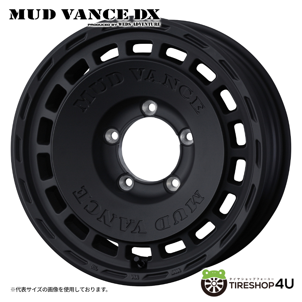 4本セット ウェッズ マッドヴァンス VANCEDX 16x6.0J 5/139.7-5 MBP BFグッドリッチ T/A KO3 225/75R16 115/112S WL ジムニーノマド JC74Wの画像