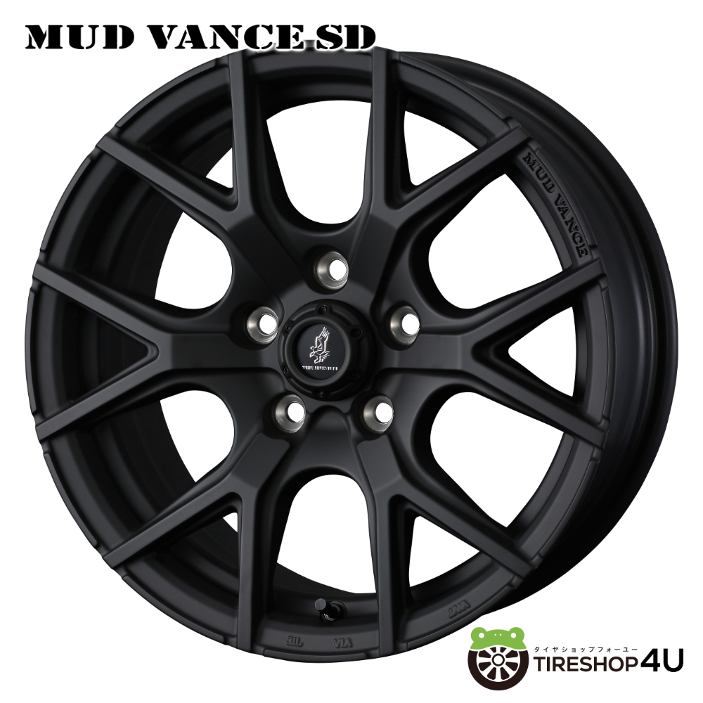 4本セット WEDS MUDVANCESD 16x8.0J 5/114.3+10 FMB YOKOHAMA 