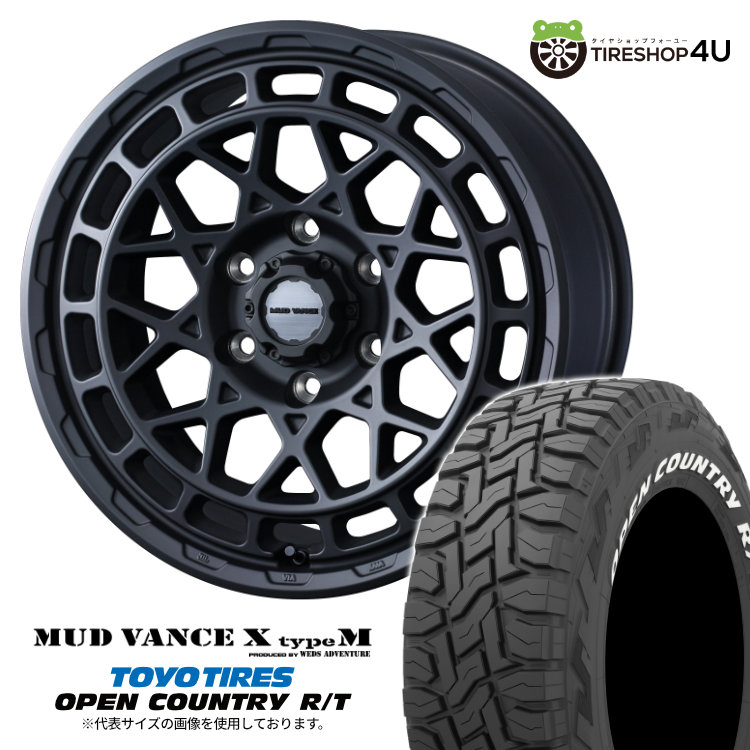 4本セット MUD VANCE X TypeM 18x9.0J 6/139.7 +50 FMB TOYO OPEN COUNTRY R/T 285/60R18 ホワイトレター ランクル300系
