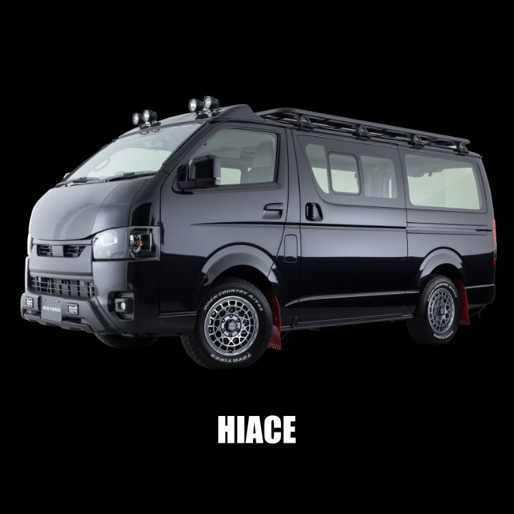 4本セット マッドヴァンスX タイプM VANCE 16x6.5J 6/139.7 +38 FMB MONSTA モンスタ テレーングリッパー A/T 215/70R16 WL ハイエース200の画像