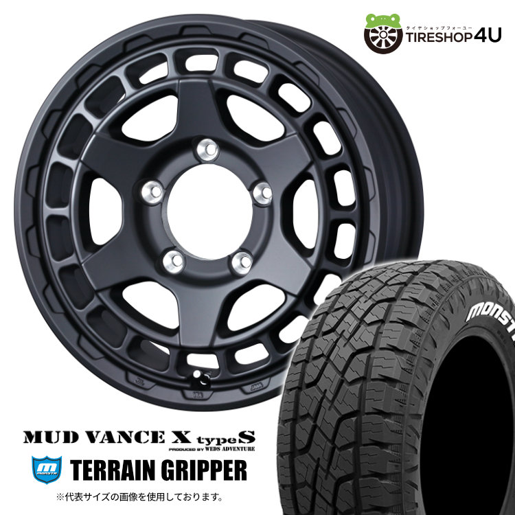 4本セット マッドヴァンスX タイプS VANCE 16x6.0J 5/139.7 -5 FMB