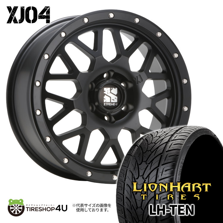 4本セット XTREME J XJ04 20x8.5J 6/139.7 +48 SBK LIONHART LH TEN 275/55R20 ブラックレター ランドクルーザー300系 :XJ04 2085 6H139 48 SBK LHTEN 2755520:TIRE SHOP 4U 4号店