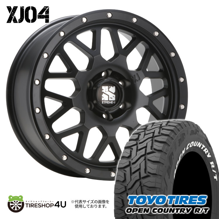 4本セット XTREME J XJ04 20x8.5J 6/139.7 +18 SBK TOYO OPEN COUNTRY R/T 275/55R20 ホワイトレター FJクルーザー プラド カスタム車 :XJ04 127:TIRE SHOP 4U 4号店