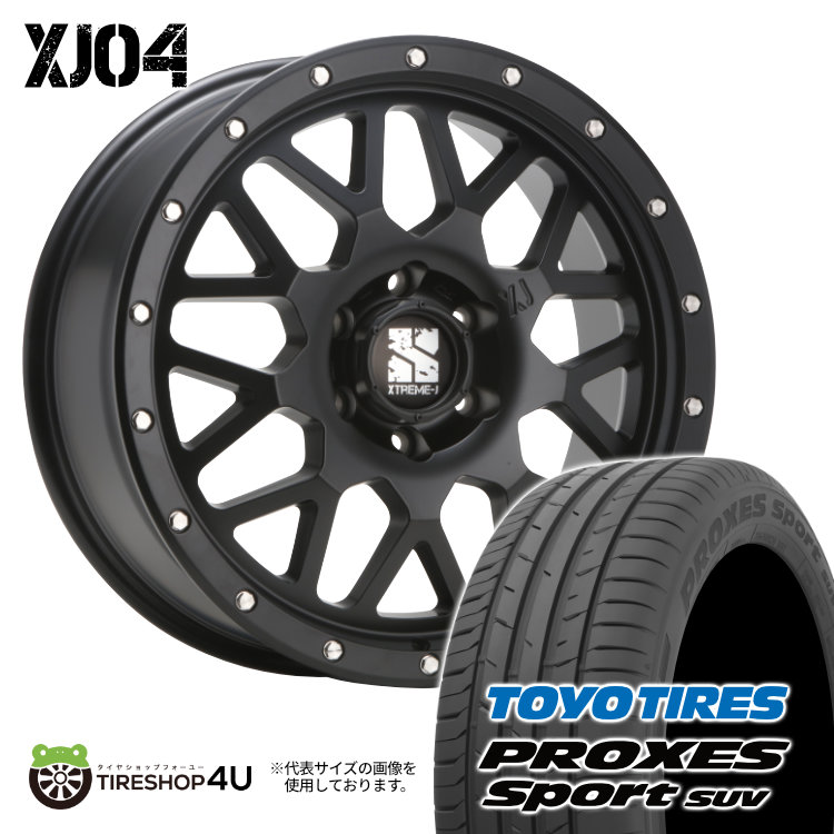 4本セット XTREME J XJ04 20x8.5J 6/139.7 +18 SBK TOYO トーヨー プロクセススポーツ SPORT SUV 265/50R20 BL プラド ハイラックス :XJ04 2085 6H139 18 SBK PXSPSUV 2655020 2:TIRE SHOP 4U 4号店