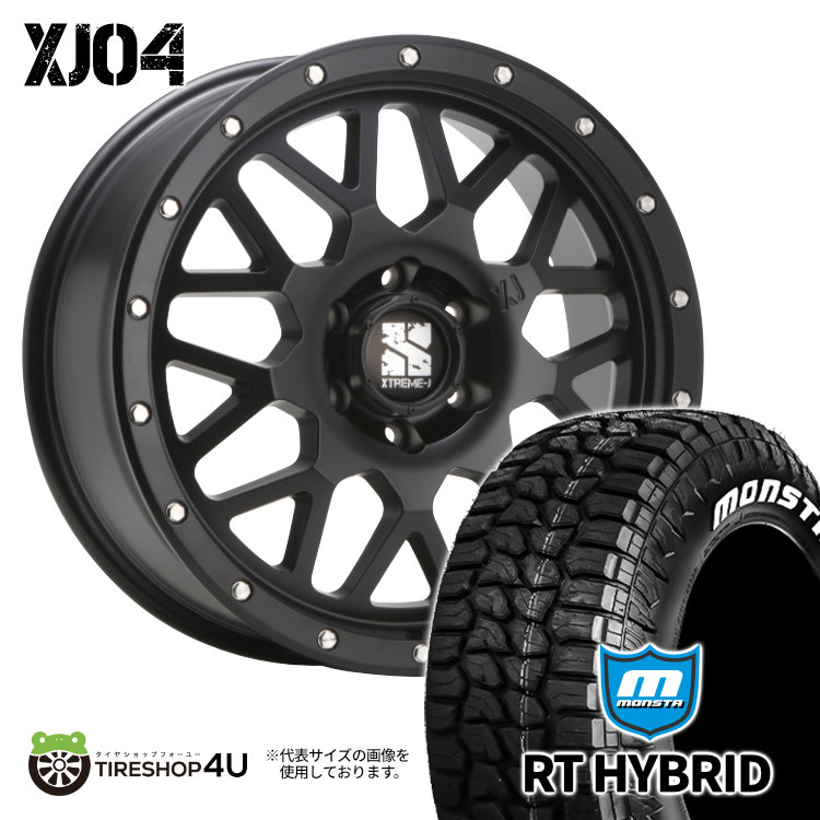 4本セット XTREME J XJ04 20x8.5J 6/139.7 +48 SBK MONSTA モンスタ RTハイブリッド R/T 275/55R20 WL ランドクルーザー300系 ランクル :XJ04 2085 6H139 48 SBK RTHYBRID 2755520 2:TIRE SHOP 4U 4号店