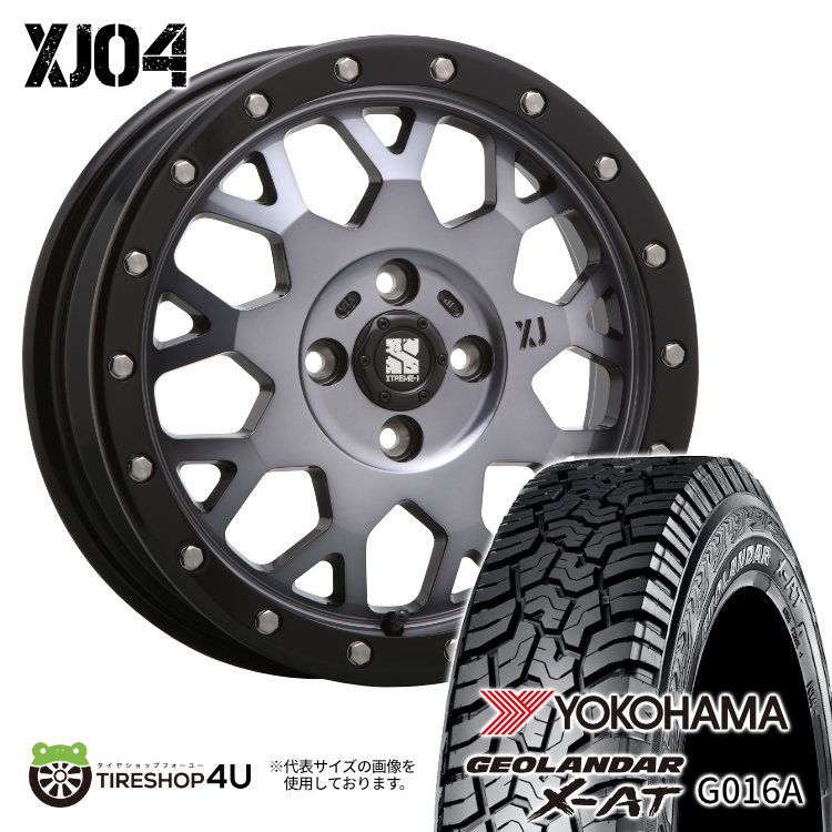 4本セット XTREME J XJ04 15x4.5J 4/100 +43 GBM YH ジオランダー X AT G016A 165/60R15 BL デリカミニ ハスラー アゲトラ :XJ04 1545 4H100 43 GBM G016A 1656015 2:TIRE SHOP 4U 4号店