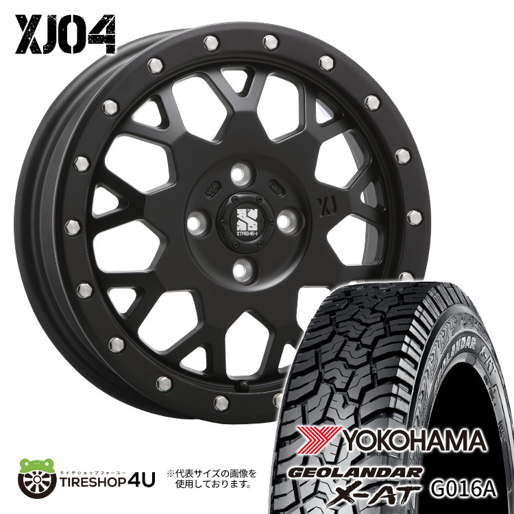 4本セット XTREME J XJ04 15x4.5J 4/100 +43 SBK YH ジオランダー X AT G016A 165/60R15 BL デリカミニ ハスラー アゲトラ :XJ04 1545 4H100 43 SBK G016A 1656015 2:TIRE SHOP 4U 4号店