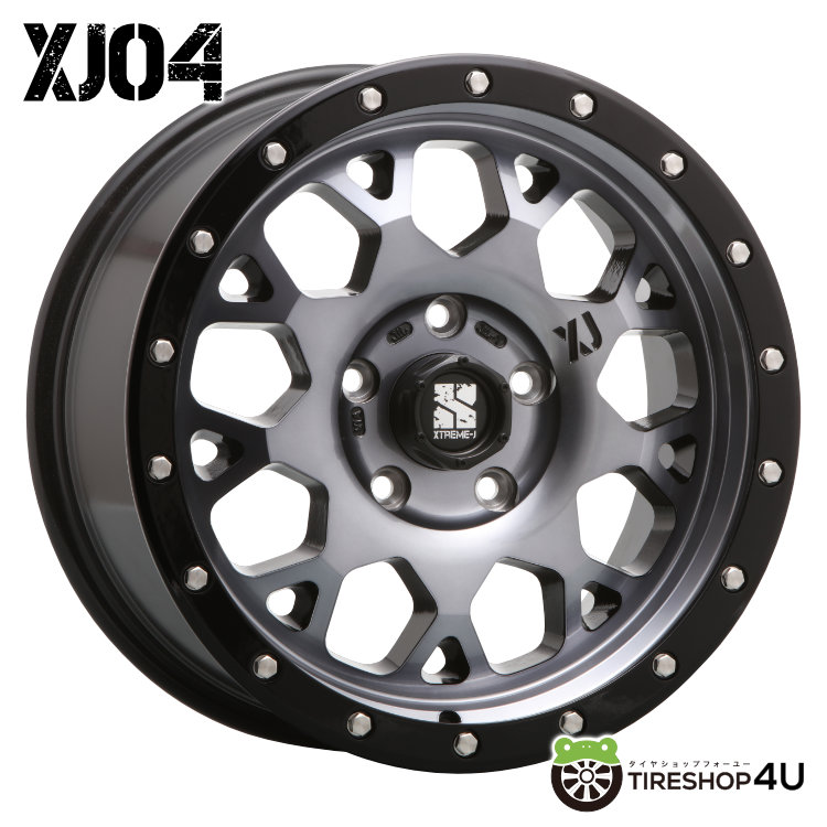 4本セット XTREME-J XJ04 16x8.0J 5/114.3 +18 GBM コンフォーサー CF3000 M/T 235/70R16 BL デリカD5 オーバーフェンダーサイズ｜tireshop4u-4｜02