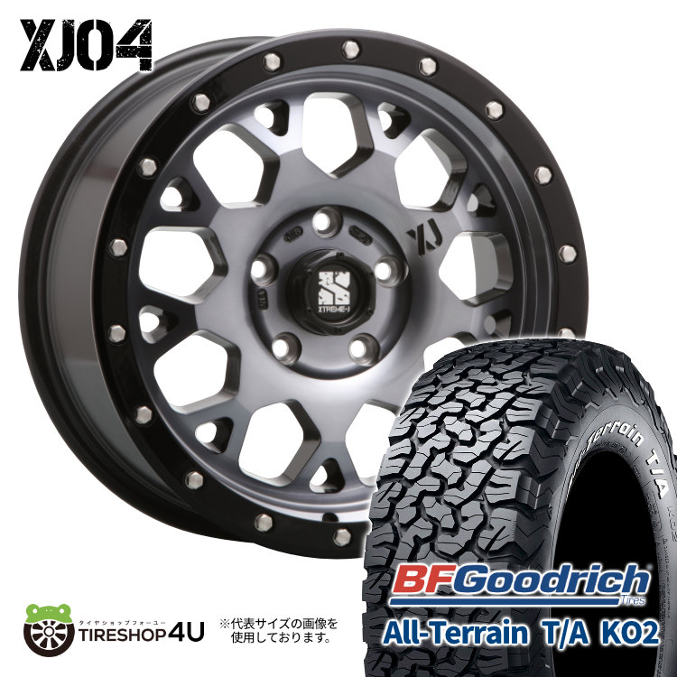 4本セット XTREME-J XJ04 16x7.0J 5/114.3 +35 GBM BFGoodrich All-Terrain T/A KO2  215/70R16 ホワイトレター デリカD5 フォレスター RAV4 : xj04-445 : TIRE SHOP 4U-4号店 - 通販 -  Yahoo!ショッピング