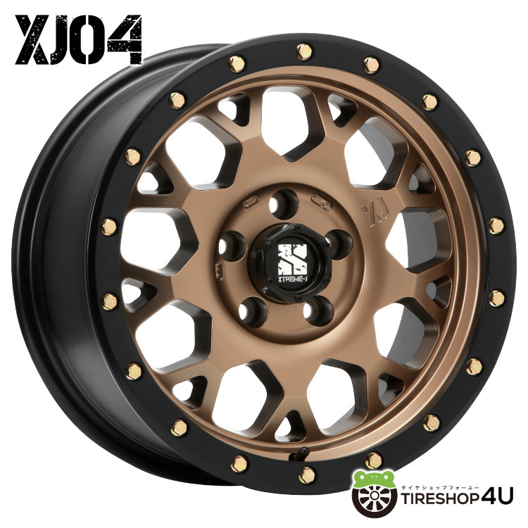 4本セット XTREME-J XJ04 17x7.0J 5/114.3 +42 MBR BFグッド